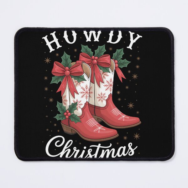 Item preview, Western Christmas Boot Coquette Bow designed and sold by SiegridOffical.