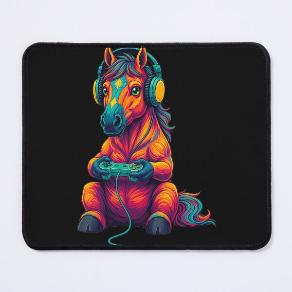 Item preview, Gamer Horse Gaming Headphones Joystick Funny designed and sold by FemmeForge.