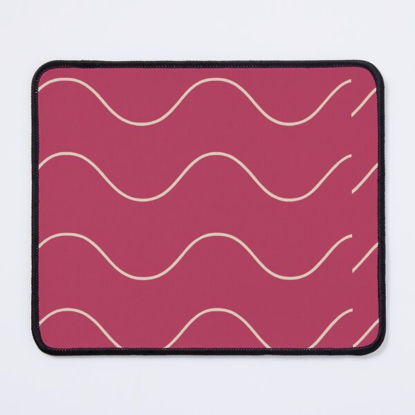 Item preview, Minimal Beige Wavy Lines Seamless Pattern – Soft Neutral Wave Design on White Background designed and sold by Sksticker991.
