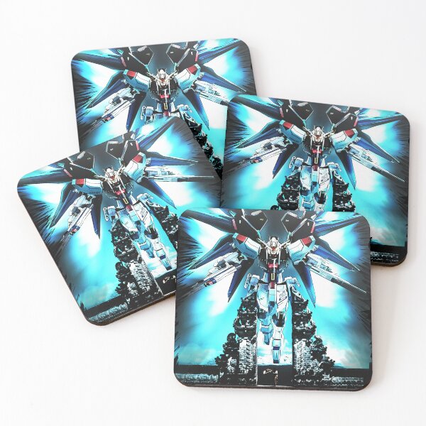 Item preview, freedom gundam seed in bali artwork illustration  designed and sold by sabartgunpla.