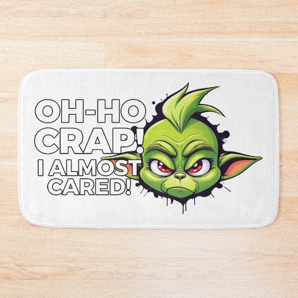Item preview, I Almost Cared 03 – Funny Baby Grinch Attitude Meme designed and sold by JaaGo PopLab.