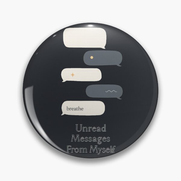 Item preview, Unread Messages From Myself | Quiet Self-Reflection Design designed and sold by Ombrya.