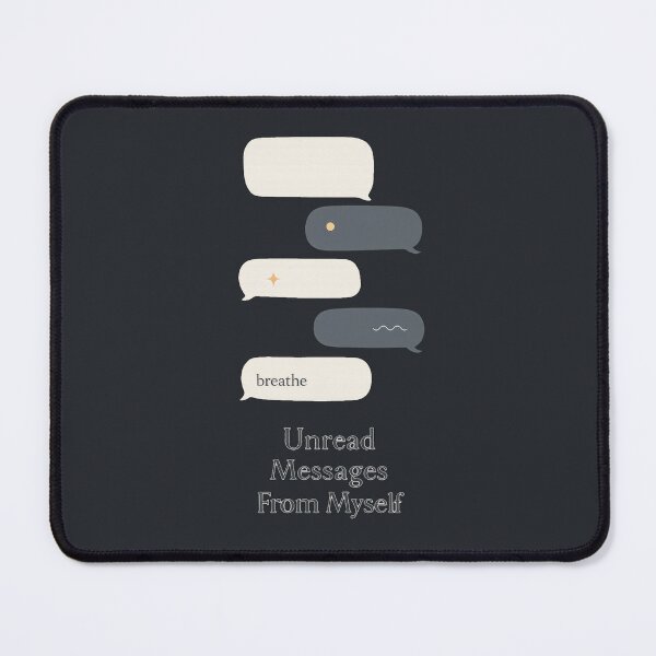Item preview, Unread Messages From Myself | Quiet Self-Reflection Design designed and sold by Ombrya.