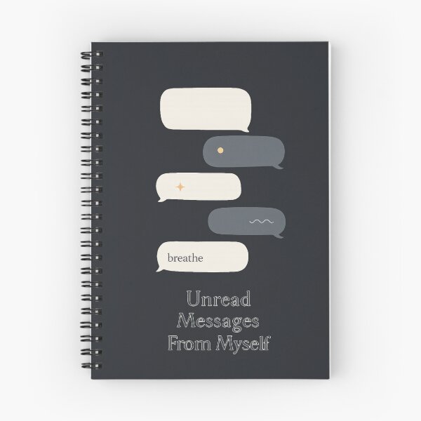 Item preview, Unread Messages From Myself | Quiet Self-Reflection Design designed and sold by Ombrya.