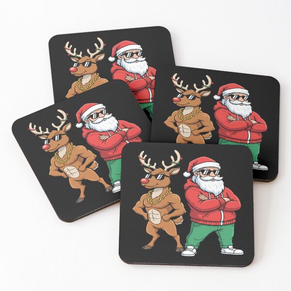 Item preview, Modern street-style Santa Claus wearing sunglasses and a hoodie designed and sold by KLSproduct.