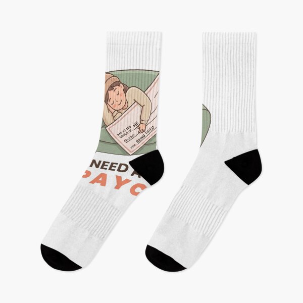 Item preview, I Need a Nap and a Paycheck – Funny Work Humor Illustration designed and sold by inaveed.