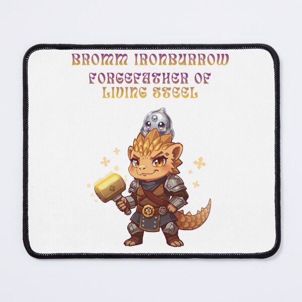 Item preview, Bromm Ironburrow – Forgefather of Living Steel | Monzora Metalbender designed and sold by Monzora.