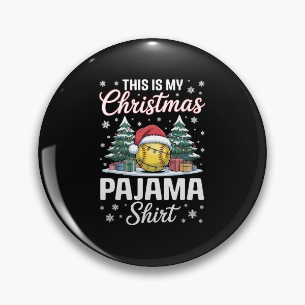 Artikelvorschau, Das ist mein Softball-Pyjama-Weihnachten entworfen und verkauft von HeinzanoWeno.