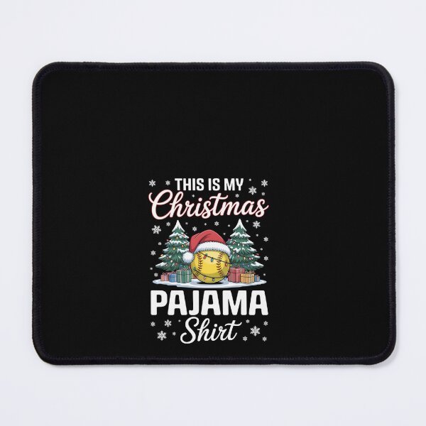 Item preview, This Is My Softball Pajama Christmas designed and sold by HeinzanoWeno.
