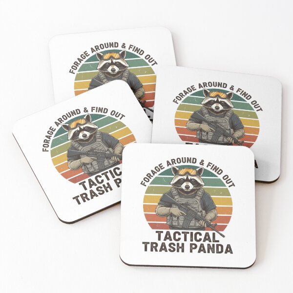 Item preview, Tactical Trash Panda Forage Around Find Out Military designed and sold by MotivaChic.
