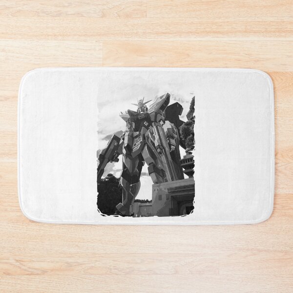 Item preview, freedom gundam seed in bali artwork design black white illustration  designed and sold by sabartgunpla.