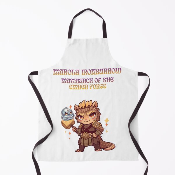 Item preview, Marola Ironburrow – Matriarch of the Ember Forge | Monzora Fantasy Art designed and sold by Monzora.