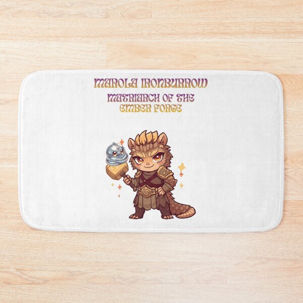 Item preview, Marola Ironburrow – Matriarch of the Ember Forge | Monzora Fantasy Art designed and sold by Monzora.
