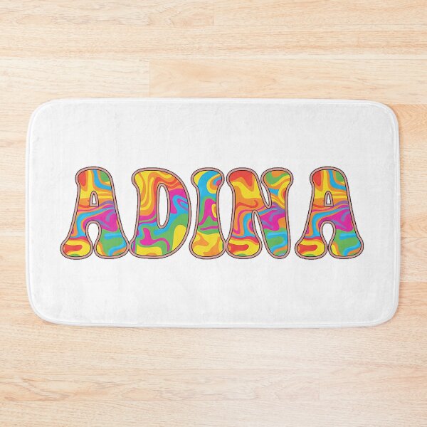 Item preview, ❤️ Adina Personalized Name Wavy Retro Shirt, Coffee Mug, Sticker Gift designed and sold by HelixPedia.