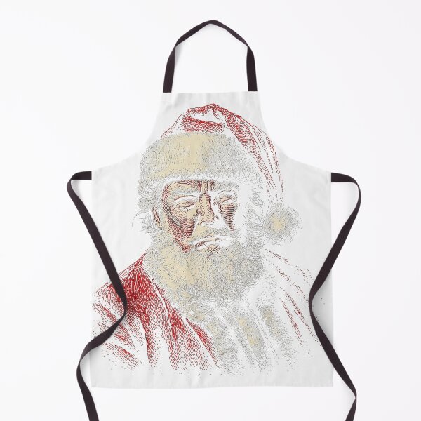 Item preview, ?️- Trump Santa Claus Engraving Portrait - Funny Political Christmas Gift designed and sold by waebox.