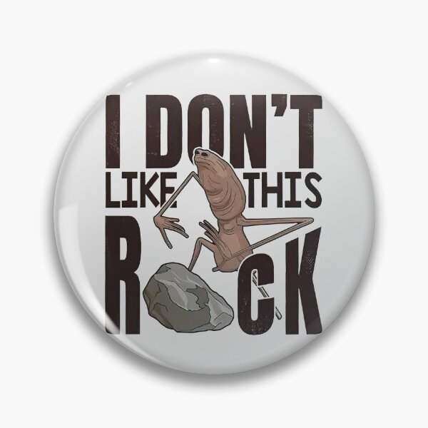 Item preview, Marcus The Worm I Don't Like This Rock Funny Meme designed and sold by DebbieEganCo.