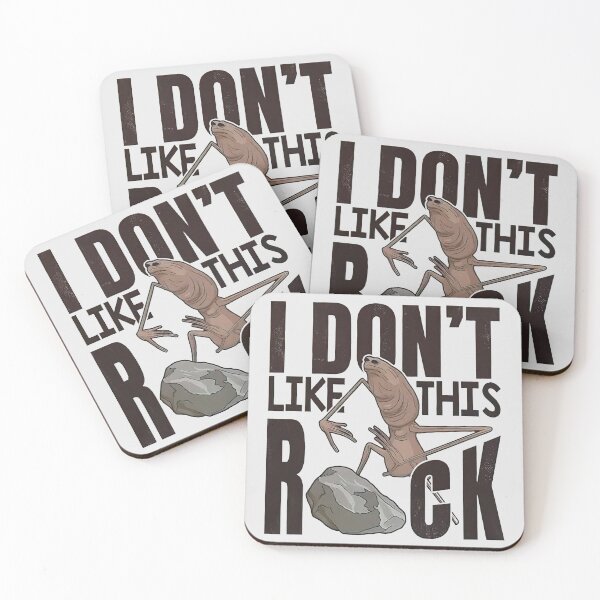 Item preview, Marcus The Worm I Don't Like This Rock Funny Meme designed and sold by DebbieEganCo.