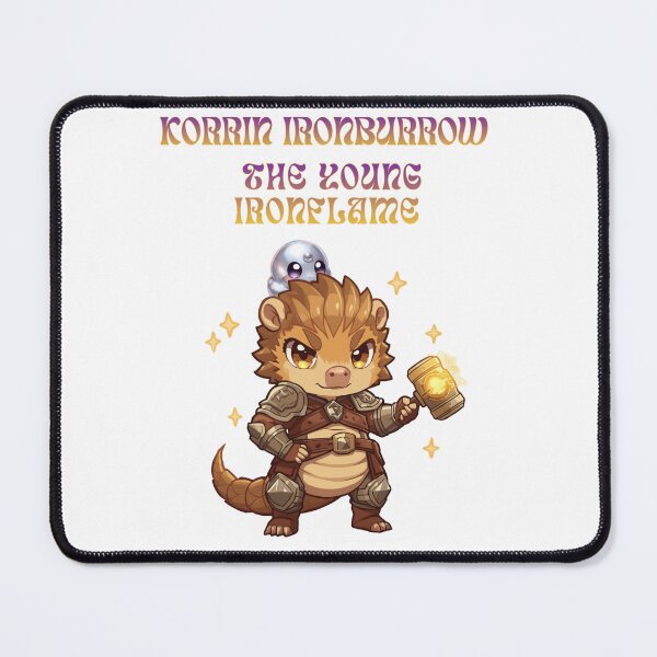 Item preview, Korrin Ironburrow – The Young Ironflame | Wild Fantasy Metalbender designed and sold by Monzora.