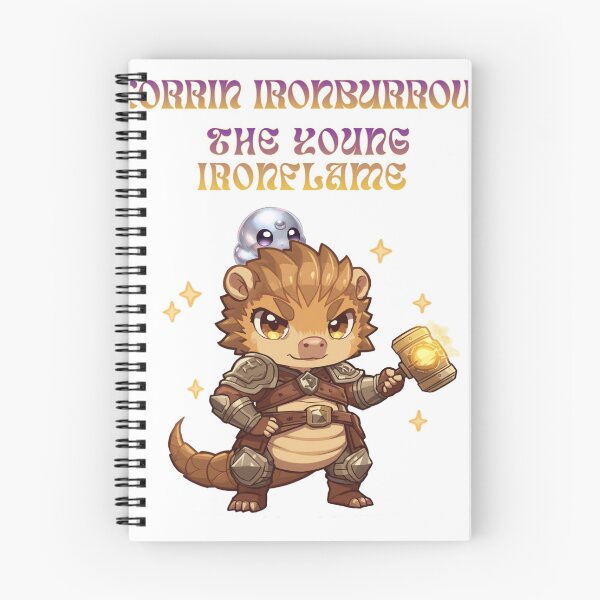 Item preview, Korrin Ironburrow – The Young Ironflame | Wild Fantasy Metalbender designed and sold by Monzora.