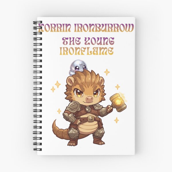Item preview, Korrin Ironburrow – The Young Ironflame | Wild Fantasy Metalbender designed and sold by Monzora.