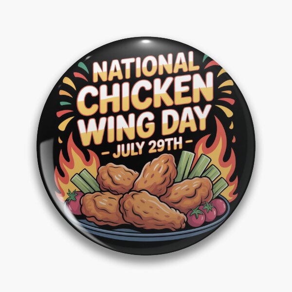 Item preview, National chicken wing day july 29th designed and sold by DreamOnShirts.