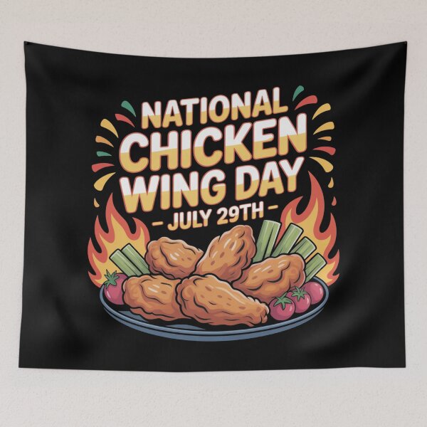 Item preview, National chicken wing day july 29th designed and sold by DreamOnShirts.