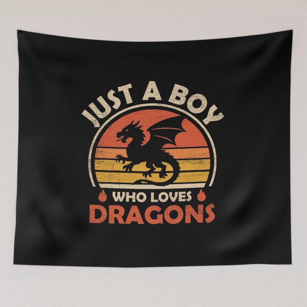 Item preview, Just A Boy Who Loves Dragons designed and sold by NQArtist.
