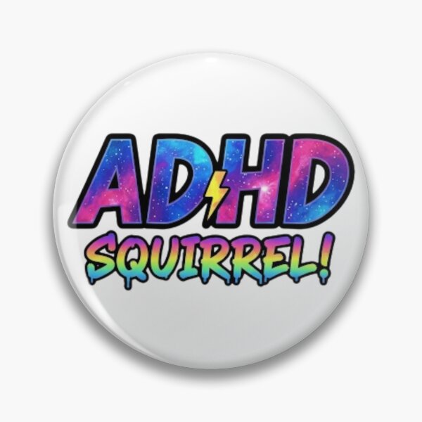 Item preview, Funny ADHD Brain Squirrel Rainbow Galaxy T-Shirt designed and sold by Inkwell grove.