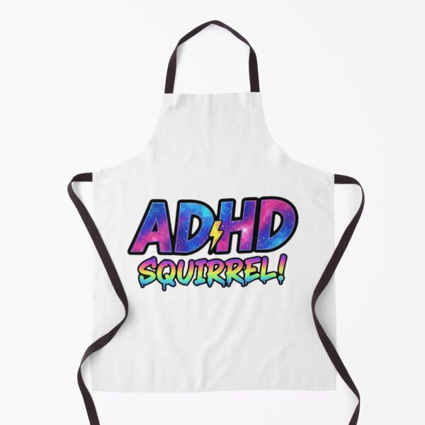 Item preview, Funny ADHD Brain Squirrel Rainbow Galaxy T-Shirt designed and sold by Inkwell grove.