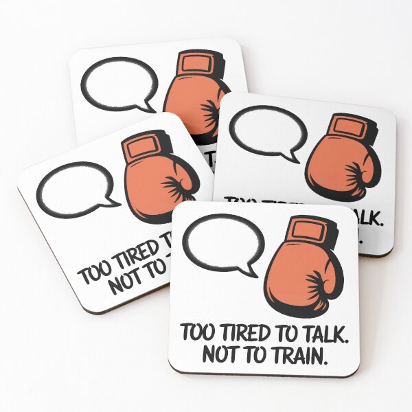 Item preview, Too Tired To Talk. Not To Train. – Fighter Introvert Street Art Shirt designed and sold by WSPrintCrafter.