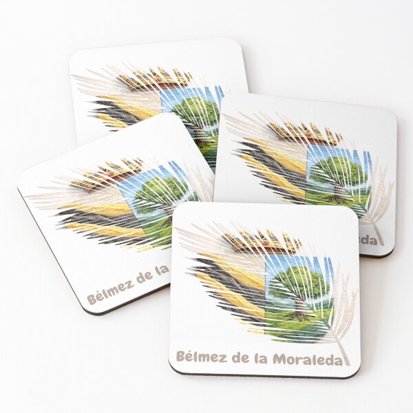 Item preview, Abstract Flag of Bélmez de la Moraleda – Feather Shape Design designed and sold by ArteJorge48.