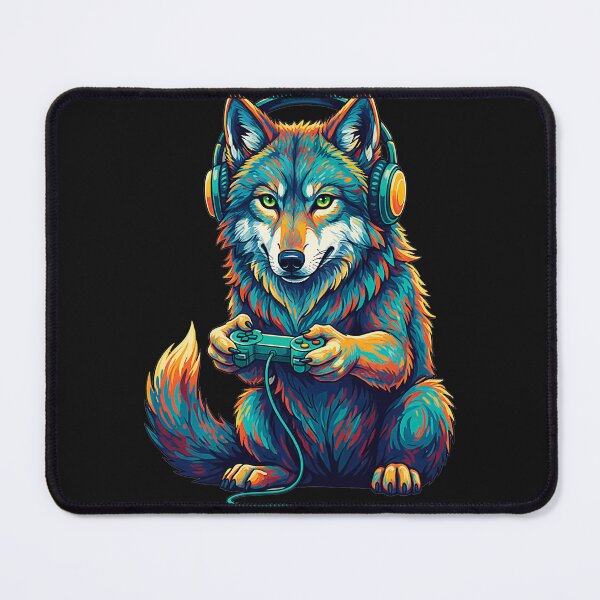 Item preview, Wolf Gamer Headphones Controller Funny designed and sold by FemmeForge.
