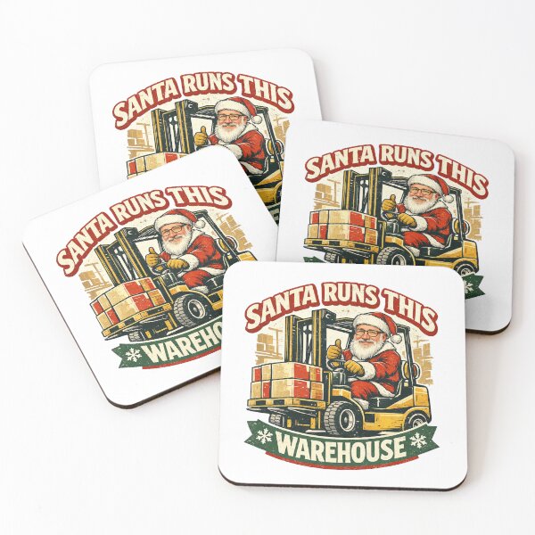 Item preview, Santa Runs This Warehouse designed and sold by RetroNibylander.