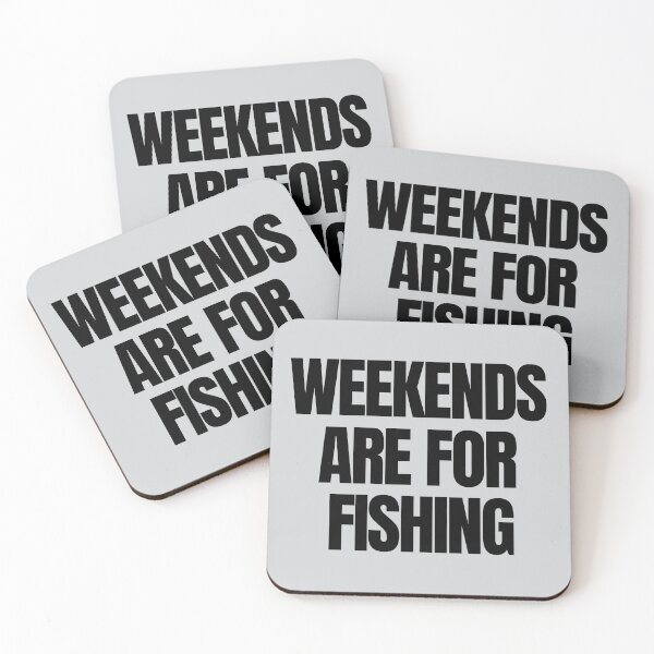 Item preview, Weekends Are For Fishing Lifestyle Quote designed and sold by EimSol.