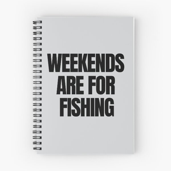 Item preview, Weekends Are For Fishing Lifestyle Quote designed and sold by EimSol.