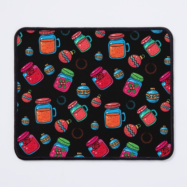 Item preview, Seamless pattern of Christmas jars designed and sold by ElenSolo.