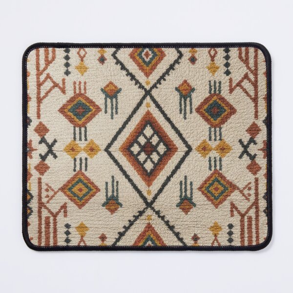 Item preview, Neutral Moroccan Rug Art designed and sold by designwiss.