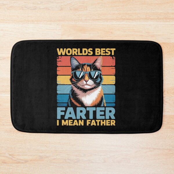 Item preview, World'S Best Farter I Mean Father Cat Dad Fathers Day designed and sold by SiegridOffical.