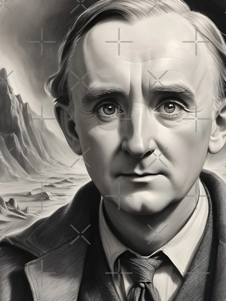 Thumbnail 4 of 4, iPhone Case, J. R. R. Tolkien designed and sold by WorldofCharcoal.