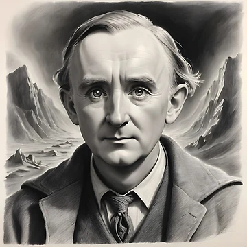 Artwork thumbnail, J. R. R. Tolkien by WorldofCharcoal