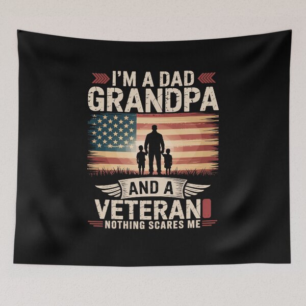 Item preview, Veterans Day I'M A Dad Grandpa And A Veteran designed and sold by HeinzanoWeno.