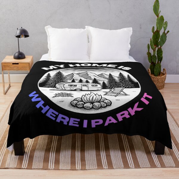 Artikelvorschau, Zuhause ist, wo ich parke – Retro-Vanlife, Campingreisen entworfen und verkauft von cyfroweflow.