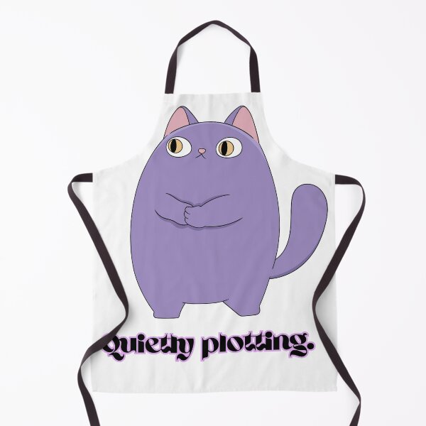 Item preview, Cute  purple mischievous looking cat designed and sold by Twinkley-tees.