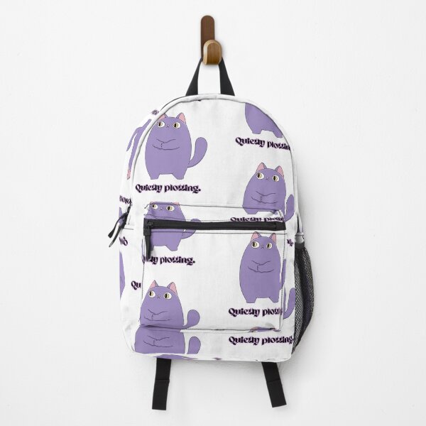 Item preview, Cute  purple mischievous looking cat designed and sold by Twinkley-tees.