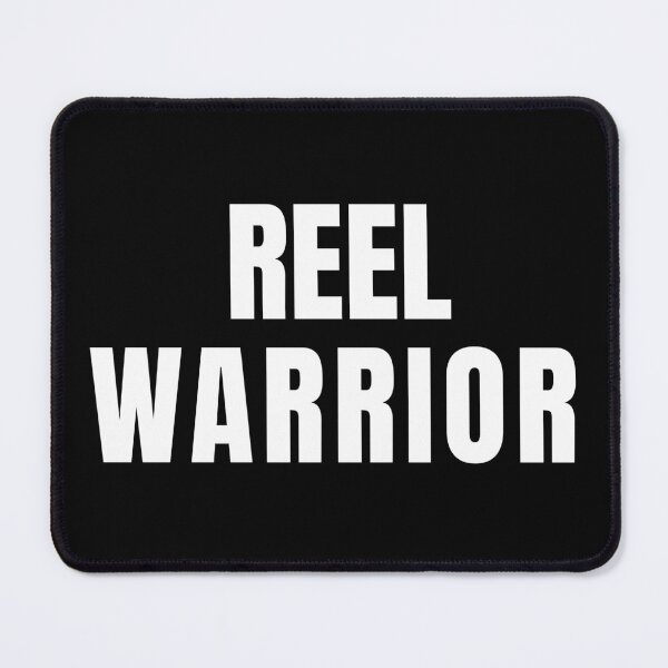 Item preview, Reel Warrior Angler Fishing Lifestyle Quote designed and sold by EimSol.