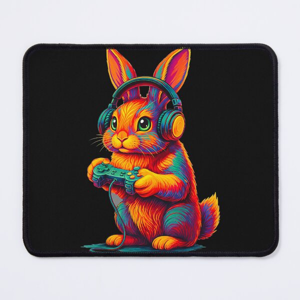 Item preview, Gamer Bunny Funny Video Game Enthusiast designed and sold by FemmeForge.