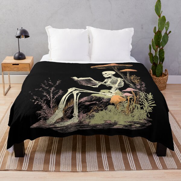 Item preview, Skeleton & Mushrooms – Goblincore designed and sold by avixnqnbu33.
