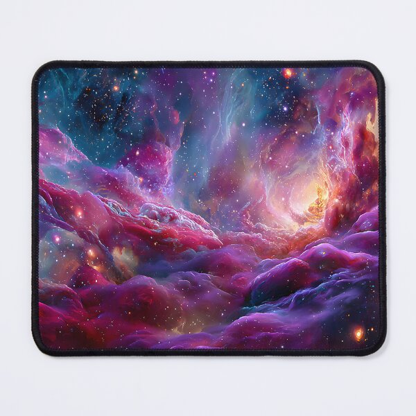 Item preview, Luminous Cosmic Nebula with Colorful Swirling Gas designed and sold by Artessie.
