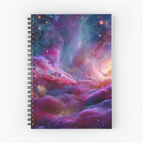 Item preview, Luminous Cosmic Nebula with Colorful Swirling Gas designed and sold by Artessie.