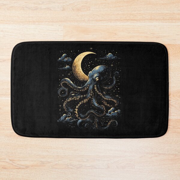 Item preview, Celestial Octopus & Moon designed and sold by avixnqnbu33.